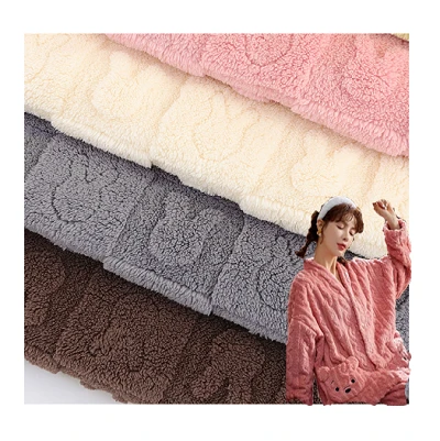 3D jakkardli Sherpa Fleece mato