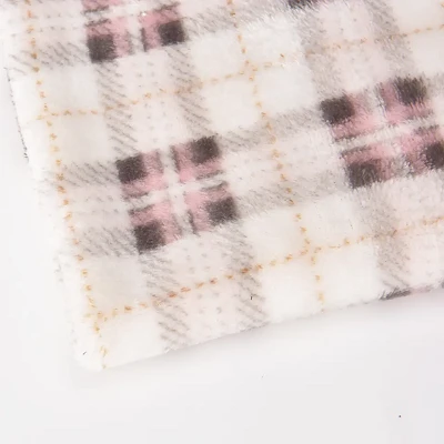 Tekshirilgan bosilgan flanel marjon mato
