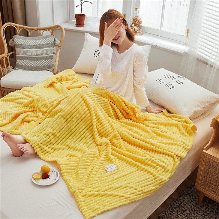 stripe blanket