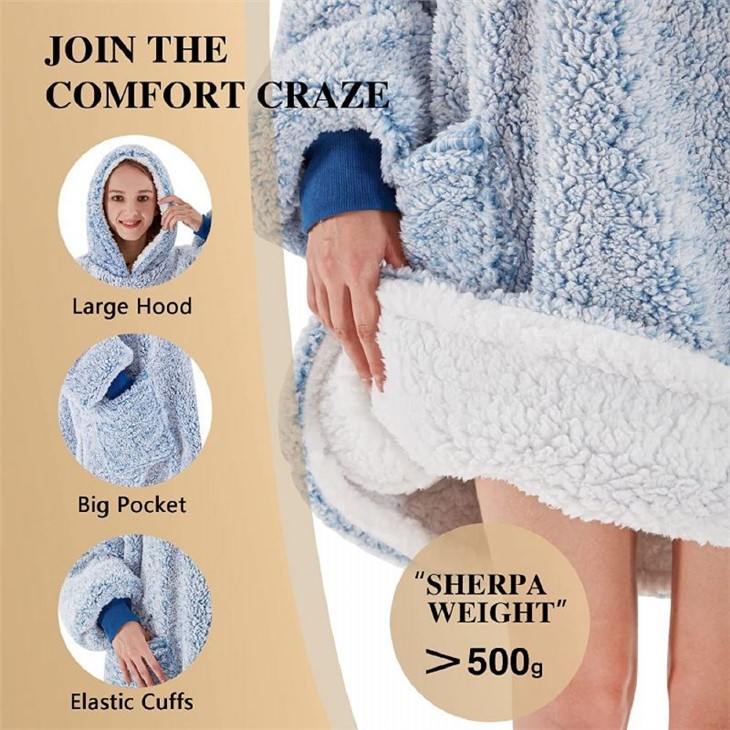 Hoodie Blanket Sherpa quotation