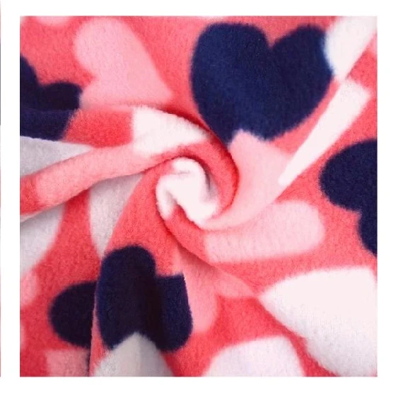 Love Print Ikki yuzli Polar Fleece mato
