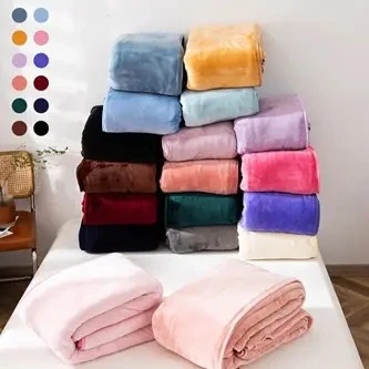 Plush Fluffy Fleece Throw Flannel Blanket price