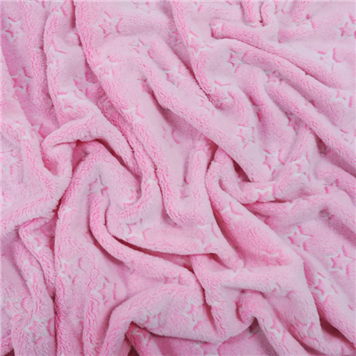 Ko'p rangli naqshinkor bosilgan flanel marjon jun