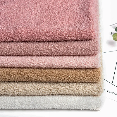 Qayta ishlangan Polyester Sherpa Fleece mato