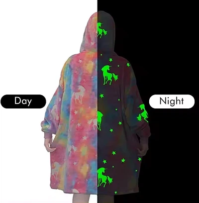 Glow in The Dark Sherpa Hoodie