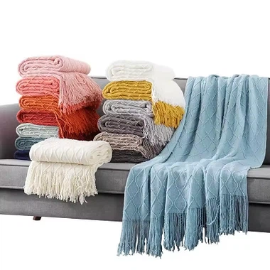 Tassel Jakkard to'qilgan adyol