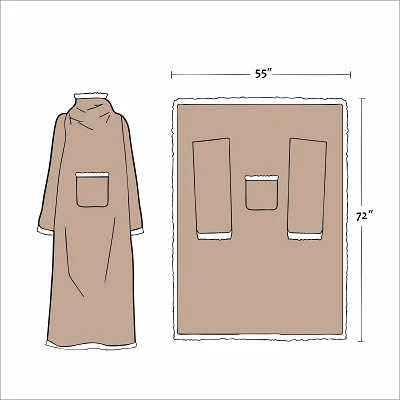 Snuggie Hoodie Blanket