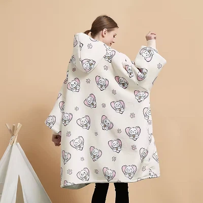 Wearable Hooded Blanket